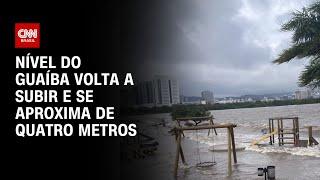 Nível do Guaíba volta a subir e se aproxima de quatro metros | CNN NOVO DIA