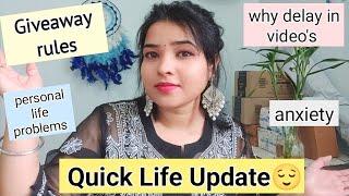 Life Update with some chit chat || Sunaina Kapur