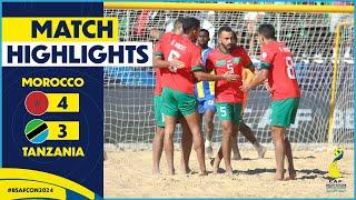 HIGHLIGHTS | Morocco  Tanzania - #BSAFCON2024 - MD1 Group A | ملخص مباراة المغرب وتنزانيا