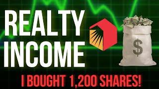 Why I Bought 1,200 Share of Realty Income!  Realty Income (O) Stock Analysis!