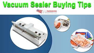 Vacuum Sealer Buying Tips