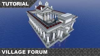 Minecraft Roman Village Forum Tutorial & Download