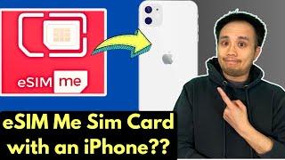 Using eSIM with an old iPhone? eSIM.me sim card iPhone demo