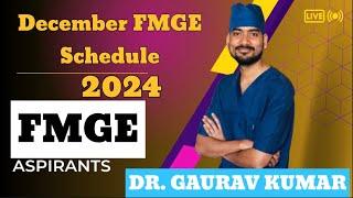 How to make schedule ? | subject wise to clear december Fmge | FMGE December 2024