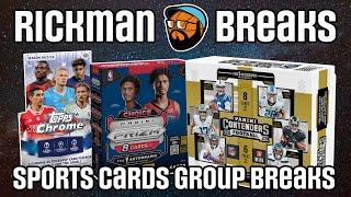  HUGE WEMBY PULL!  Thursday Night Rickman LIVE Group Breaks | NBA  SOCCER ️ NFL 