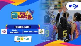 Livin' Mandiri VS Electric PLN 0-3 | Highlight PLN Mobile Proliga 2024