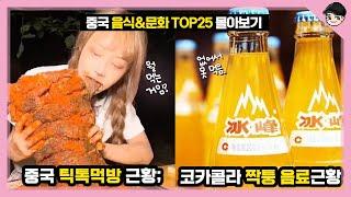 갈때까지 간 중국 틱톡먹방ㄷㄷ 신기한 중국 음식&문화 몰아보기 TOP25 [빠퀴2tv]