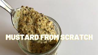 How To Make Mustard | Easy Homemade Spicy Mustard