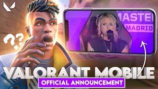 Valorant Mobile OFFICIAL ANNOUNCEMENT?? | ZOIDZILLA