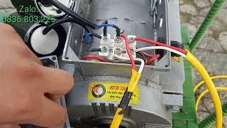 Hướng dẫn đấu dây cho công tắc đóng đảo chiều  motor toàn phát cho máy bẻ sắt l CƠ KHÍ MINH