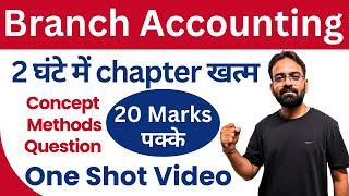 Branch Accounting | One Shot | Financial Accounting | CA Inter/BCom/BBA