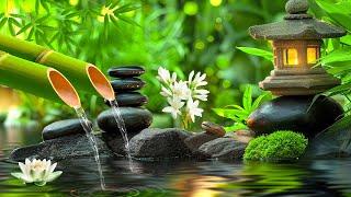 Relaxing Sleep Music + Insomnia: Bamboo Water Fountain l Music for Sleeping and Dreaming, Good night
