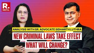 Top Lawyer Siddharth Luthra On New Criminal Laws : What Changes And What Remains The Same