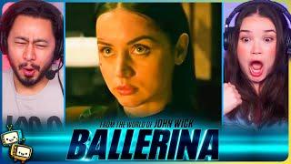 FROM THE WORLD OF JOHN WICK: BALLERINA Trailer Reaction! | Ana de Armas