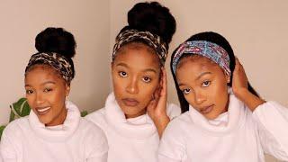 Kinky straight headband wig Feat. Trendy Beauty Hair | Kgomotso Ramano | South African YouTuber