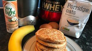 Protein Pancakes - Quick & Easy - Bodybuilding Breakfast Treat