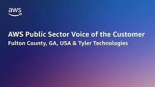 Fulton County uses Tyler Technologies and AWS to improve jail overcrowding | AWS Public Sector