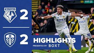 Highlights: Watford 2-2 Leeds United | Mateo Joseph scores late equaliser