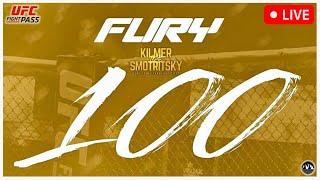 Fury FC 100: Kilmer vs. Smotritsky | LIVE STREAM MMA FIGHT COMPANION Fury Fighting Championship 100