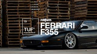 Rotiform TUF-R Forged Monoblock Wheels | Bagged Ferrari F355