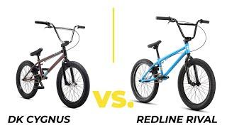 DK Cygnus VS. Redline Rival - UNDER $400 BMX BIKES (Comprehensive Comparison)