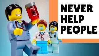 Why Helping People is BAD | Brickology LEGO Stop Motion