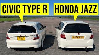 IS MY HONDA JAZZ FASTER THAN A CIVIC TYPE R?