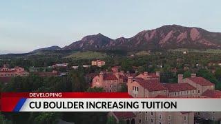 CU Boulder increasing tuition