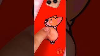 Satisfying phone case Diy by 123 go! #art #craft #fidgets