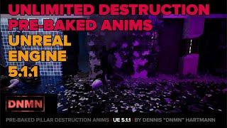 Destruction Animations in Unreal Engine 5 (Game is Work in Progress by DNMN)