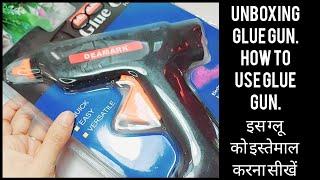 How to use Hot Glue Gun(For Beginners)#unboxing#review#diy