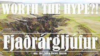 JUSTIN BIEBER CANYON WORTH THE HYPE?!? | Fjaðrárgljúfur ICELAND