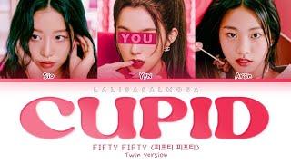 FIFTY FIFTY (피프티 피프티) & YOU AS A MEMBER | CUPID (Twin Version) | [Karaoke] Color Coded