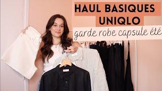 HAUL UNIQLO | BASIQUES DE L'ÉTÉ | GARDE ROBE CAPSULE ÉTÉ | Lauriane Villa