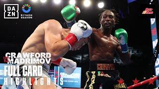 TERENCE CRAWFORD VS. ISRAIL MADRIMOV | FULL CARD HIGHLIGHTS