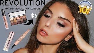 FULL FACE OF MAKEUP REVOLUTION! SO AFFORDABLE | ONE BRAND MAKEUP TUTORIAL