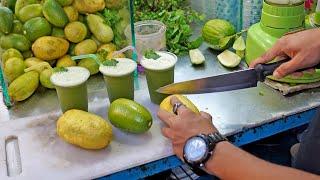 Summer Drinks! Mint Lemonade Sharbat Recipe | Street Food