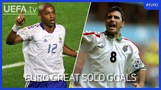 Great EURO Solo Goals | Henry, Stoichkov...