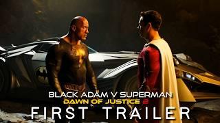 Black Adam V Superman: Dawn of Justice 2 | First Trailer (2025) | Henry Cavill, Dwayne Johnson (HD)