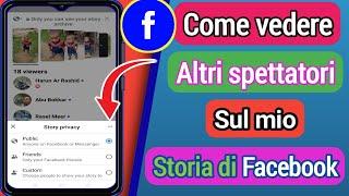 Come posso vedere gli altri spettatori sulla mia storia di Facebook || Come vedere 1 Altri