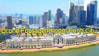 Awesome Drone Footage Of Phnom Penh City Cambodia Kopic Island Toulkok Area & Flyover Bridge