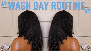 Simple Wash Day Routine for 4A/4B Natural Hair (Start to Finish!)