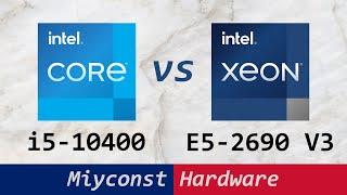  Core i5-10400 goes against Xeon E5-2690 V3 in 22 games at 1080p, RX 6800XT, Ryzen 5 5600X