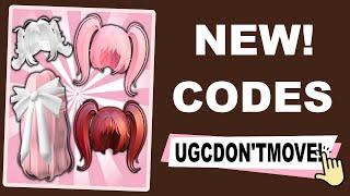 *NEW* ALL WORKING UGC DONT MOVE CODES 2024 TODAY - ROBLOX UGC DONT MOVE CODES