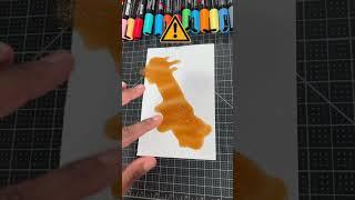 The Secret To Drawing Spilled Art Effect !  #art #drawing #shorts