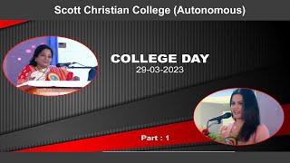 29 03 2023  COLLEGE DAY 2023 SCOTT CHIRSTIAN COLLEGE PART 01