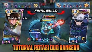 TUTORIAL ROTASI HYPER MARTIS SAAT DUO RANKED 1000% AUTO WIN!! BUILD, EMBLEM 2024 - Mobile Legends