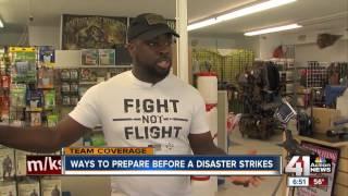 FEMA encourages emergency supply kits when preparing for disasters