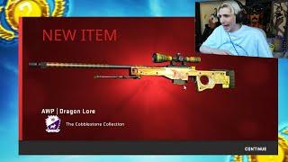 He got a RARE AWP Dragon Lore with just 10% chance..