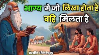 विधि का विधान - पाप और पुण्य का फल | Buddhist story | don't change the low of karma | Bodhi thinkspy